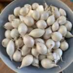 Verse zilveruitjes gekarameliseerd Steeds als we bij de groenteman komen liggen ze me aan te staren; verse zilveruitjes. Eerder maakte ik al gekarameliseerde zilveruitjes in de slowcooker en in de koekenpan. Nu staat op het programma zilveruitjes zelf inmaken. Een experiment. Maar waarom zou het het willen, zelf inmaken?