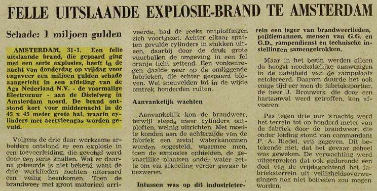 Oud en Nieuw in het Oosten van het land. Carbidschieten en de Carbidfabriek